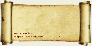 Jesenka Stojadinović vizit kartica